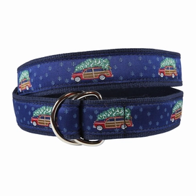 Woodie & Tree Ribbon D-Ring Belt