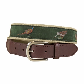 Woodland Birds Ribbon Club Belt