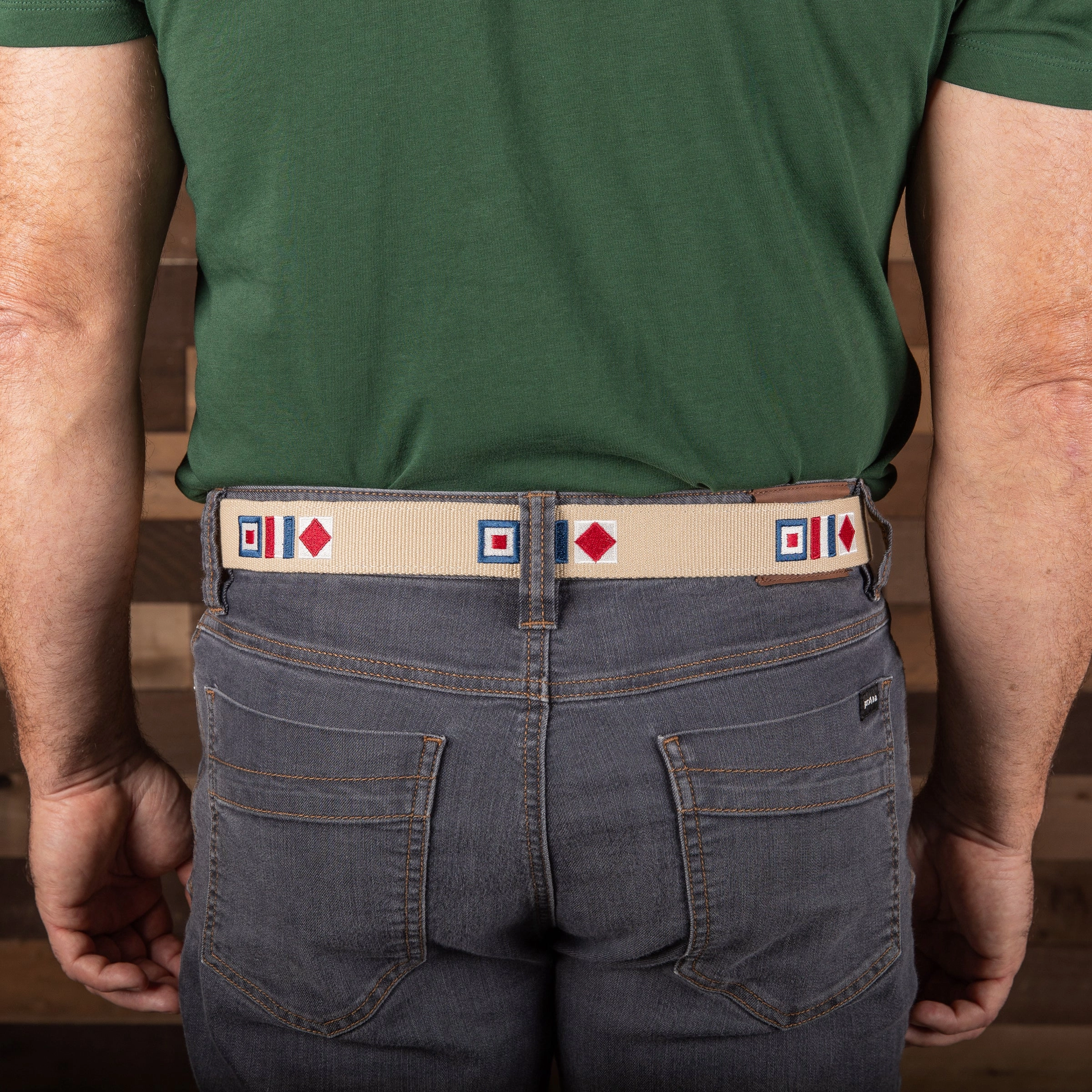 WTF Embroidered Belt