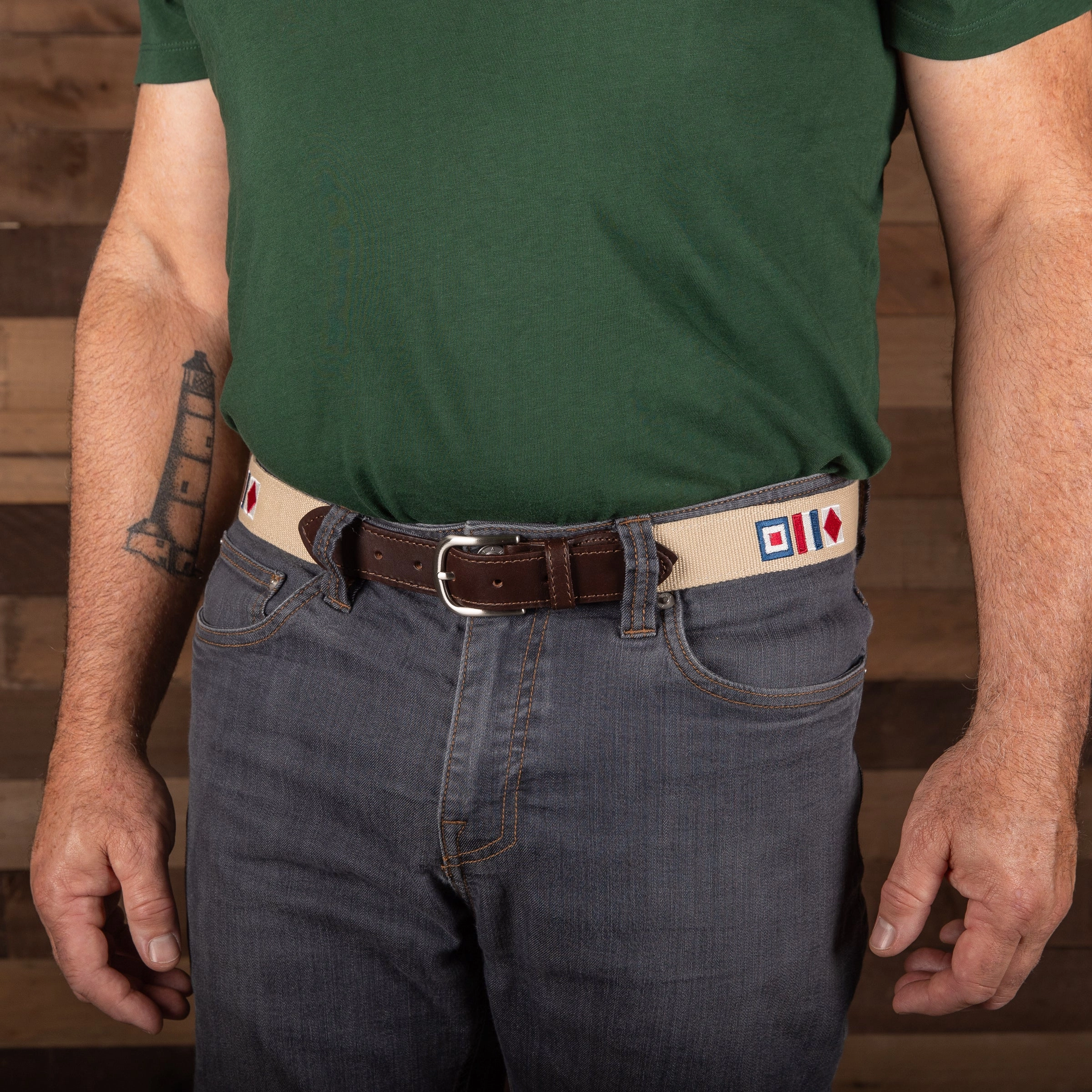 WTF Embroidered Belt